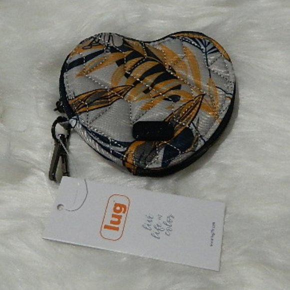 lug Handbags - LUG HEART POUCH LILY GRAY NWTS
